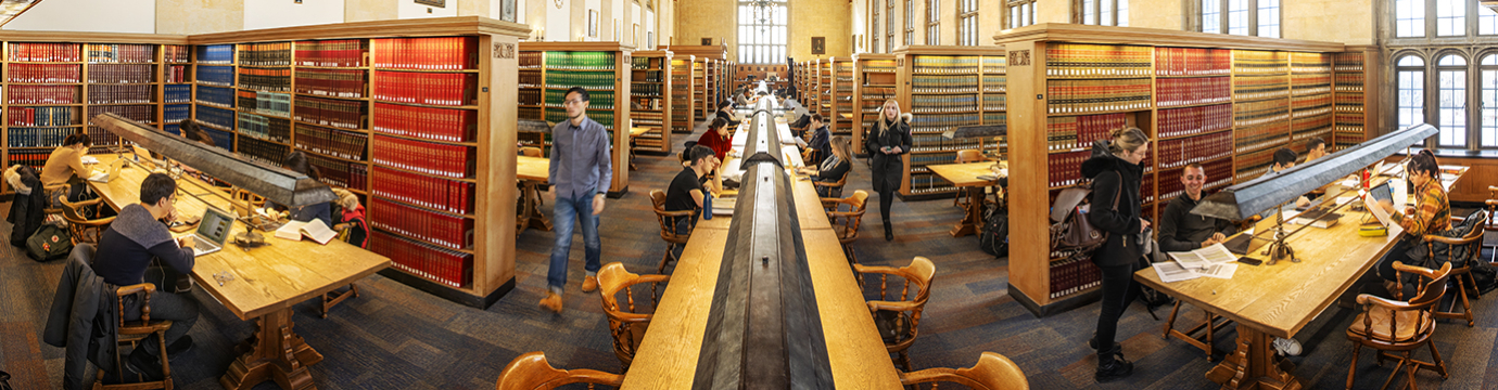 pano view of a library