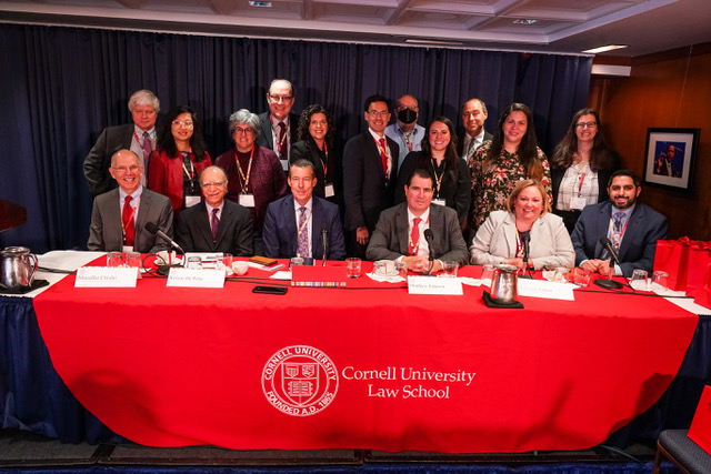 Group photo of speakers at the conference on “Immigration Reform: Lessons Learned and A Path Forward"