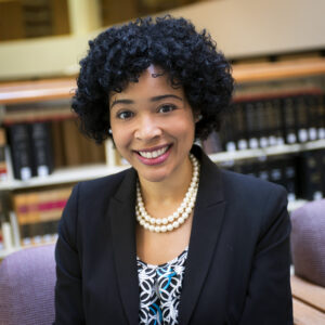 Jessica Eaglin with library background