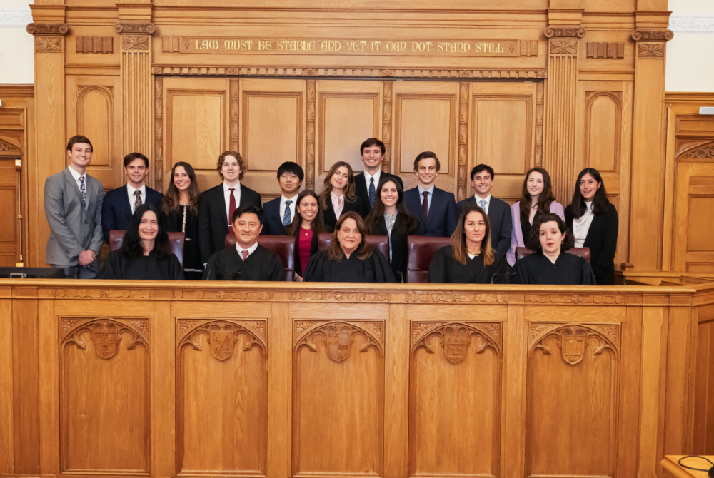 Moot Court Board with Judges.