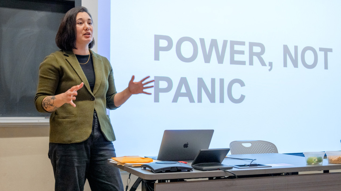 Julia Mizutani, law research, instruction, and liaison librarian for Cornell University Library.