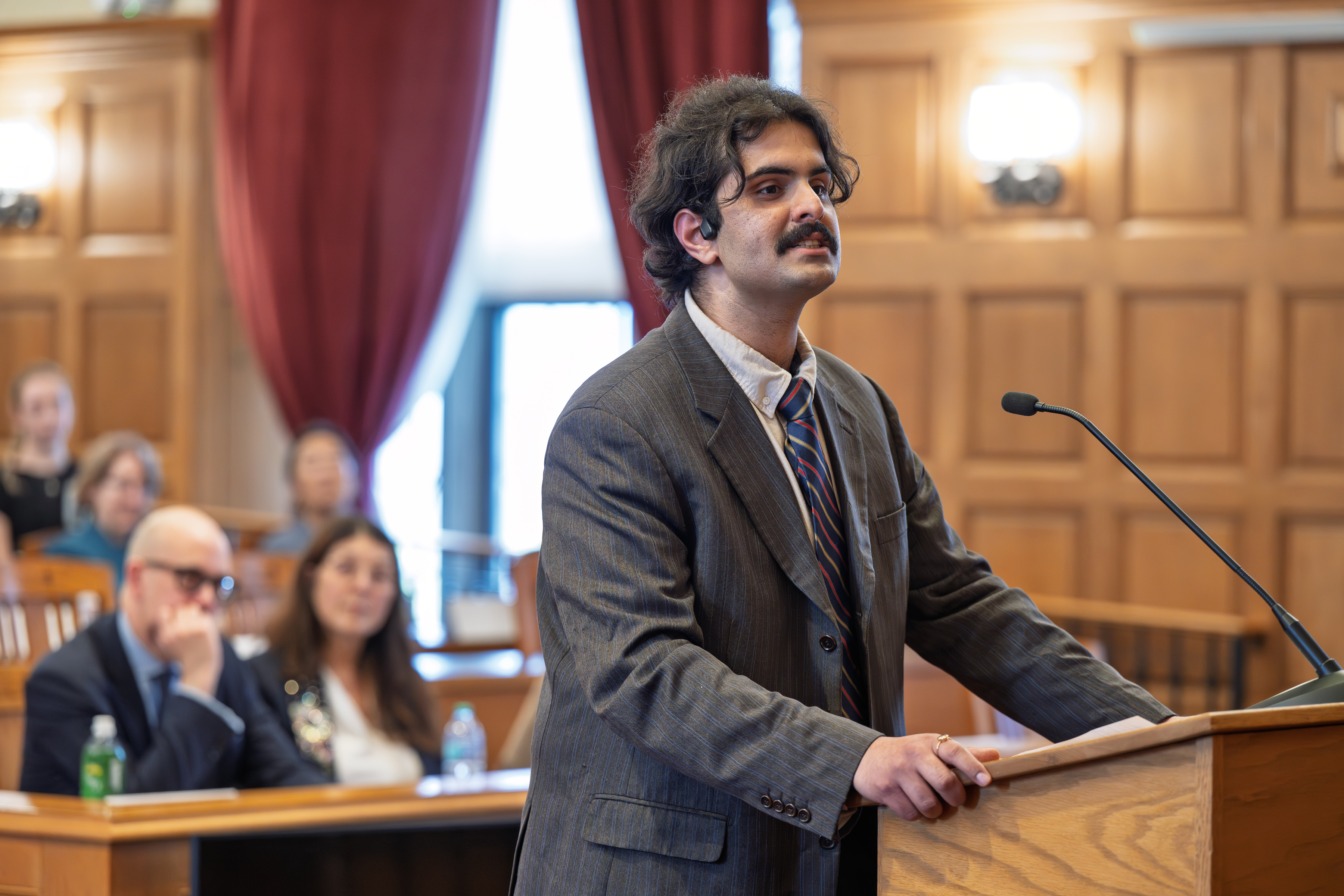 Vighnesh Mehrotra ‘28, 2026 Langfan Moot Court Champion.