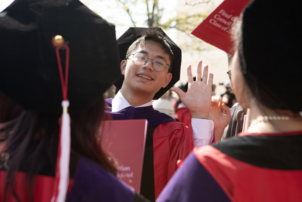 Graduate at Convocation.